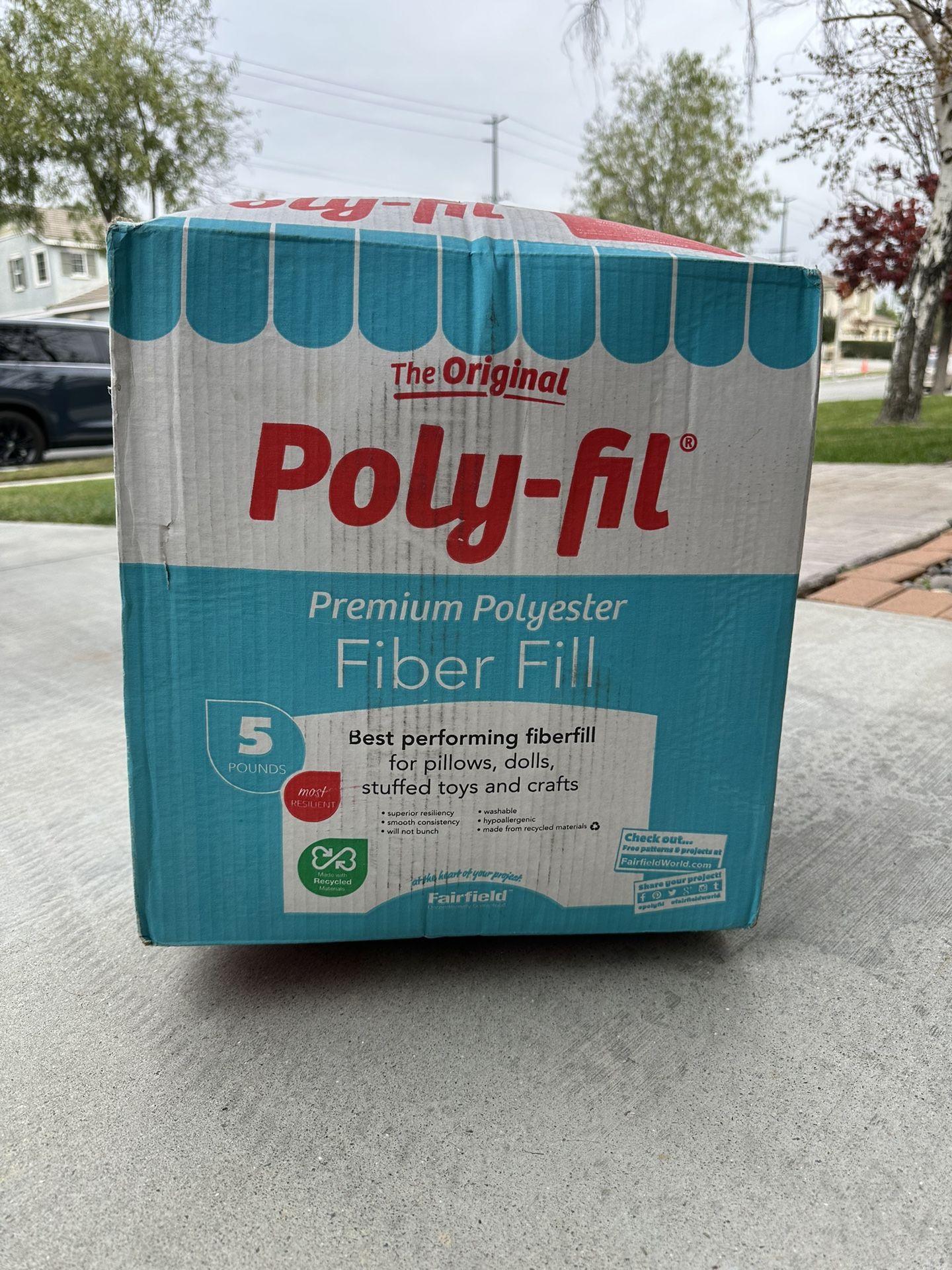 5lbs Poly Fil Premium Fiber Fill