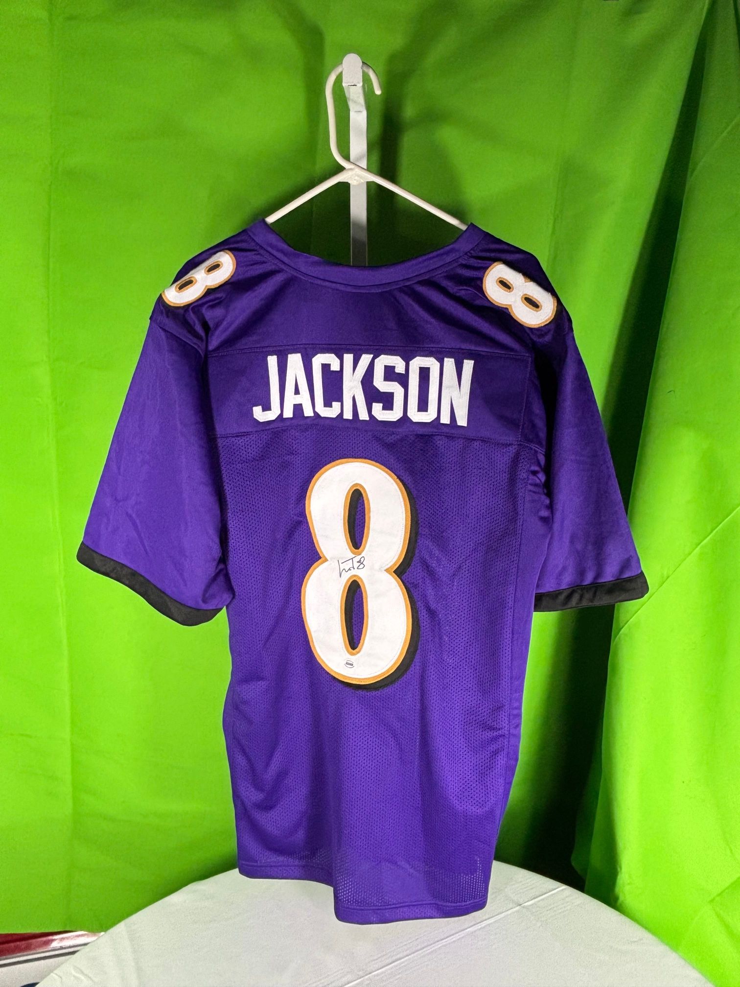 Lamar Jackson Signed Jersey COA XL