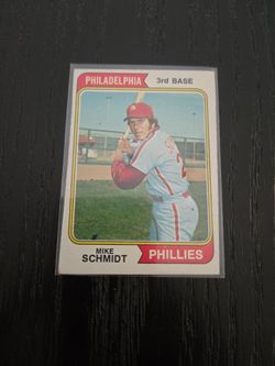 1974 Topps Mike Schmidt Philadelphia Phillies Baseball Card