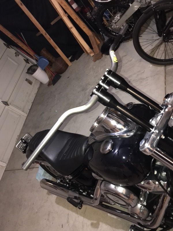 Hardcase performance 9.5” risers with pro taper mid bend bars