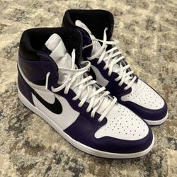 Jordan 1 High Court Purple 2.0 Size 11