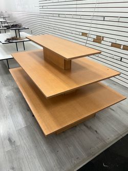 Maple 3-Tier Display