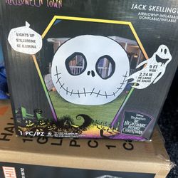 Nightmare Before Christmas, Jack Skellington Halloween Inflatable