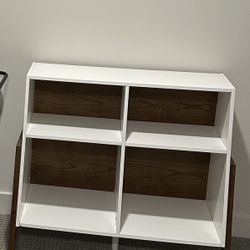 Mid-Century Modern 4-Cube Console / Bookshelf