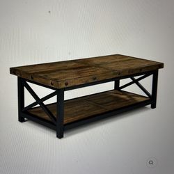 Flexsteel Carpenter Brown Rectangular Coffee Table And End Table