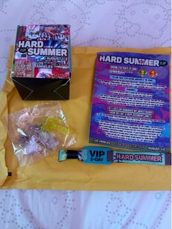 2 Day Vip Hard Summer Wristband