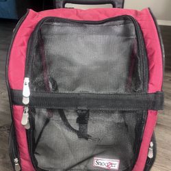 Snoozer Pet Rolling Backpack 