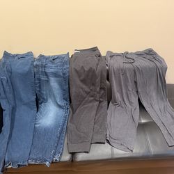 Jeans and loungewear