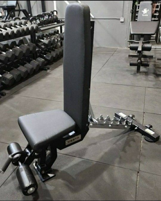 BRAND NEW Adjustable FID Weight Bench, Incline To Decline, Squat Rack, Bumper Plates, Barbell, Gym Mats Rubber Flooring 