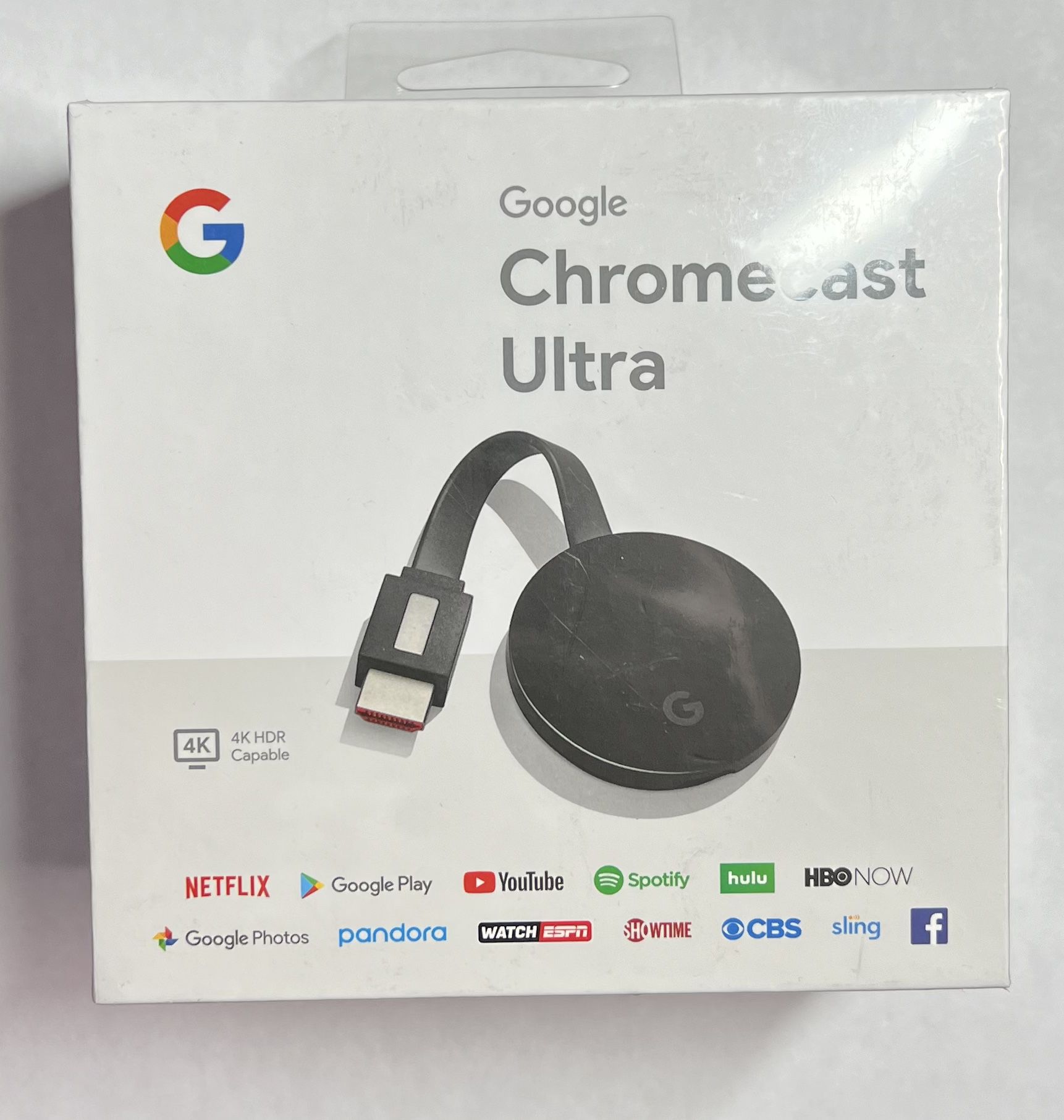 Google Chrome-cast Ultra 4K Brand New Sealed 