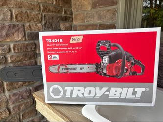 Troy-bilt 18” gas chainsaw