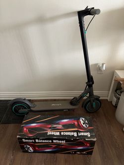 Electric scooter and Hoover board