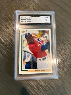 1991 Upper Deck Michael Jordan SP Rookie Card GMA 9