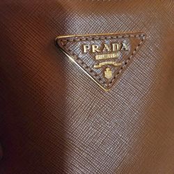 Prada brown tote