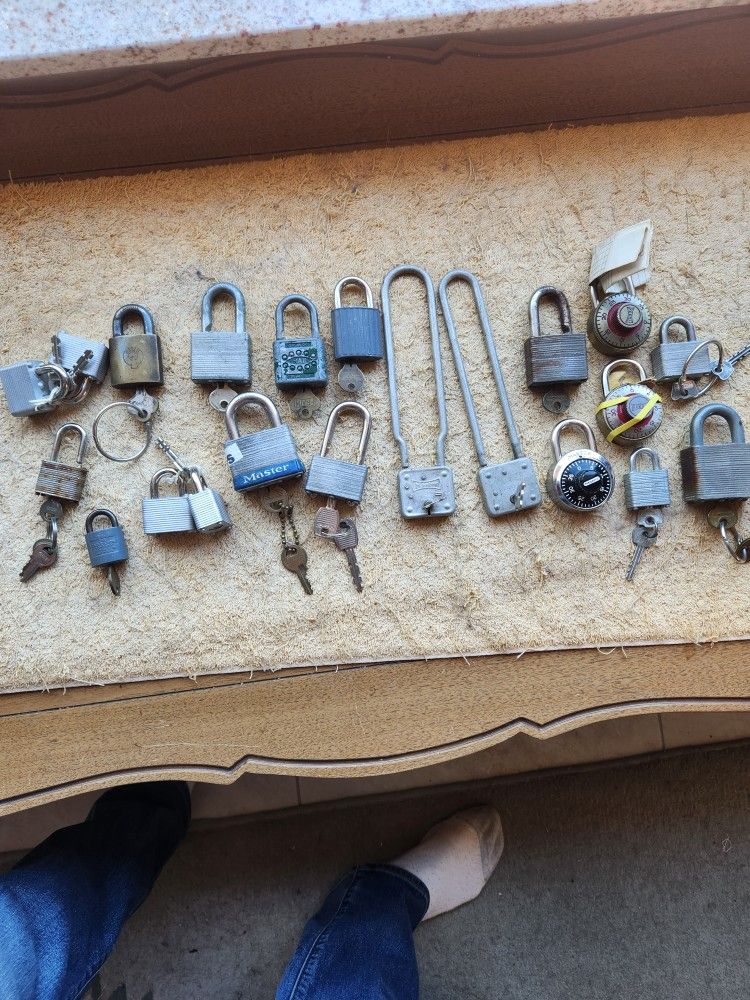 Antique Paddle Locks