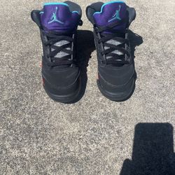 Nike Air Jordan 5 Top 3 Gs Size 4.5y 