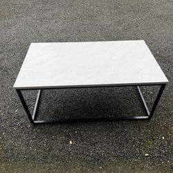 Free White Coffee Table (Not Real Marble)