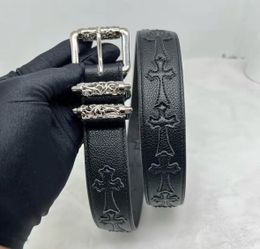 Black cross belt