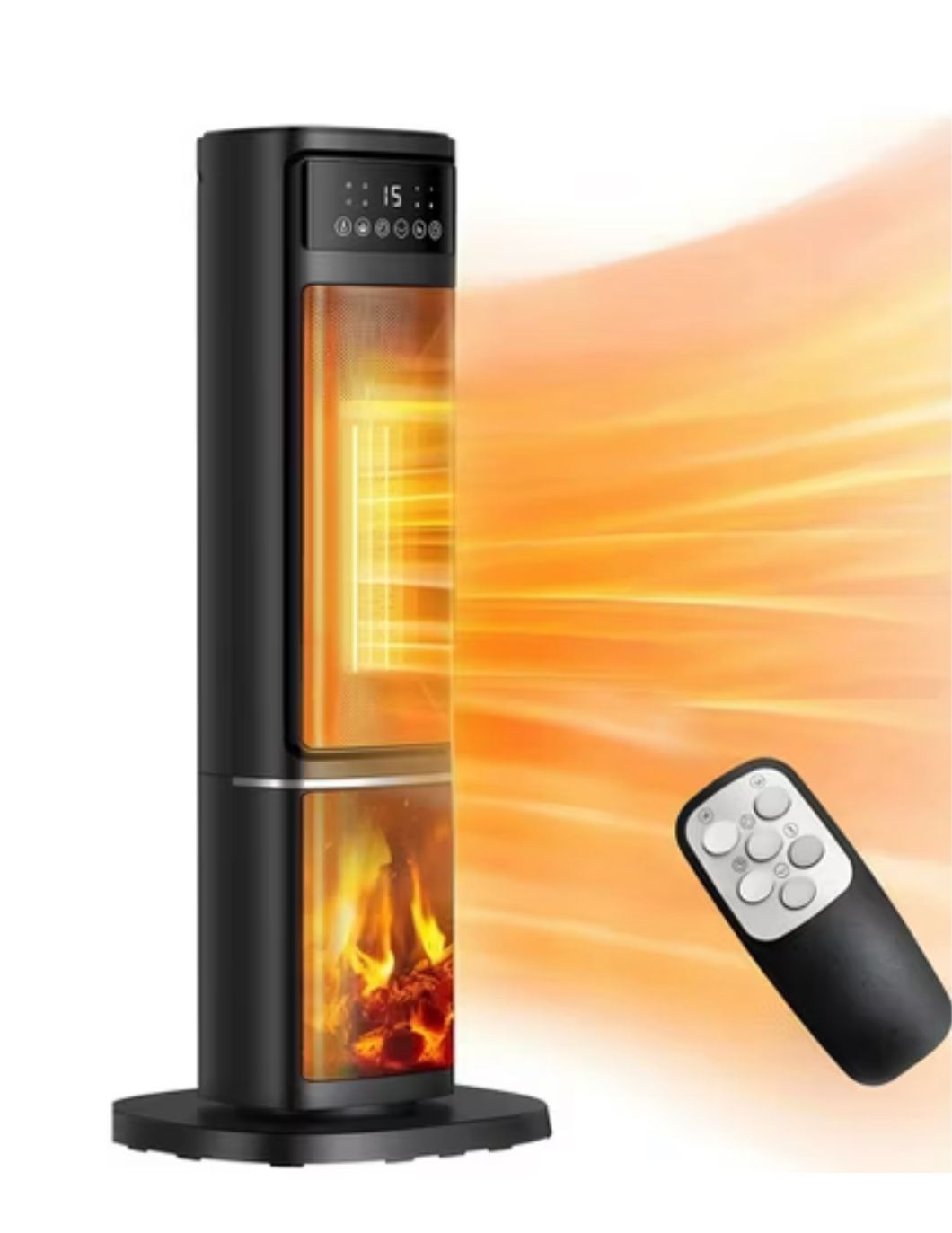 Electric tower heater with remote control - NEW