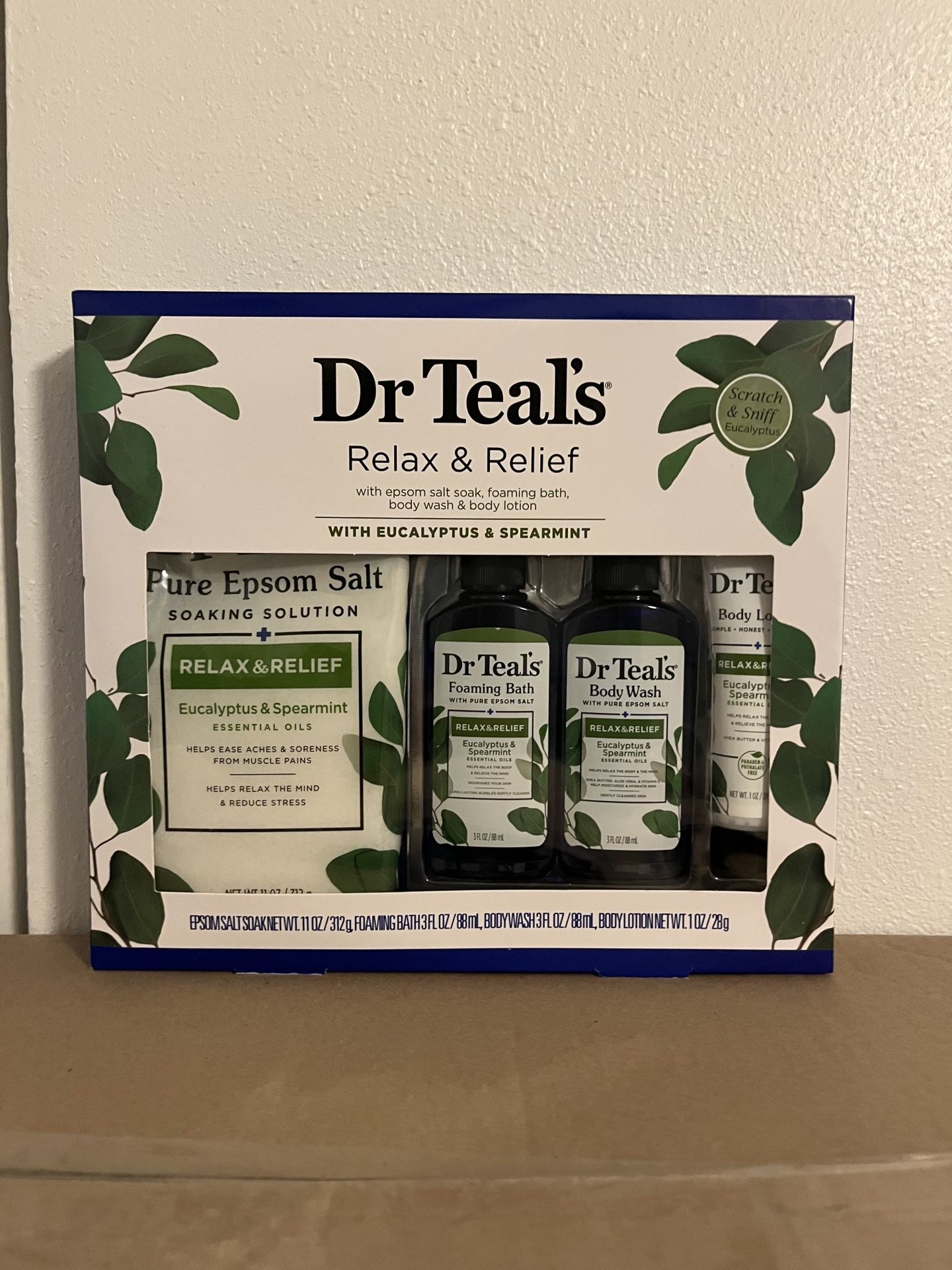 Dr Teal's Relax & Relief Gift set 