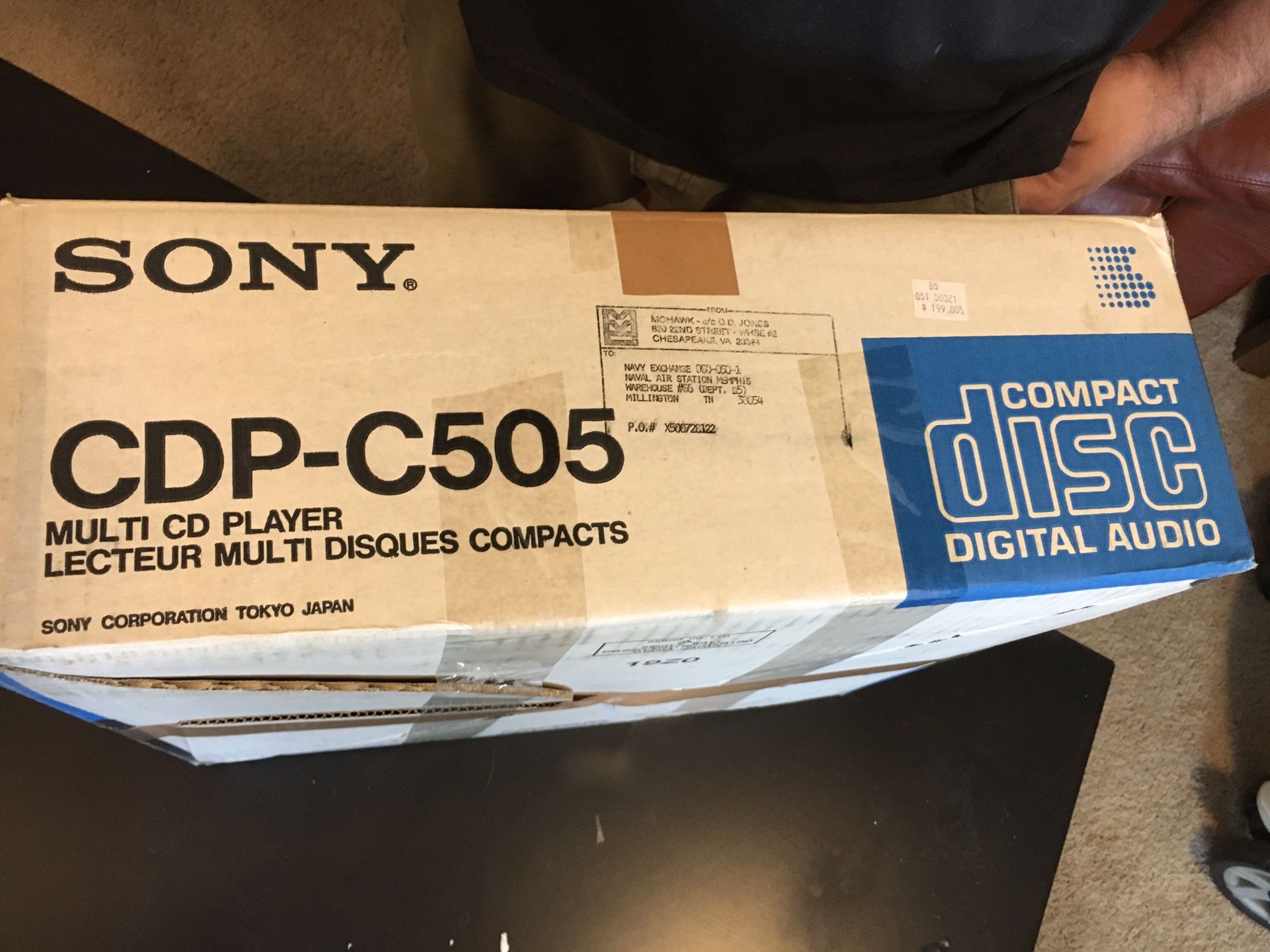 Sony CDP-C505 Multi CD player