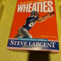 Wheaties Boxes Vintage Set Of 5. Largent. Jordan,  Payton,  Montana. Cash Porch Pickup Redmond 