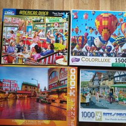 Four Quality Complete Puzzles 