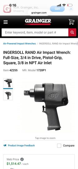 Ingersoll Rand 3/4" air impact 1720P1