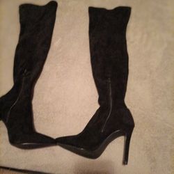 Suede Over The Knee Boots 