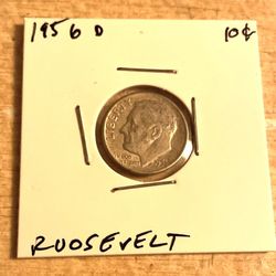 1956 D Roosevelt Dime