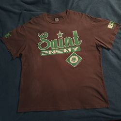 Saint Michael XL Public Enemy Distressed Shirt Exclusive Streetwear