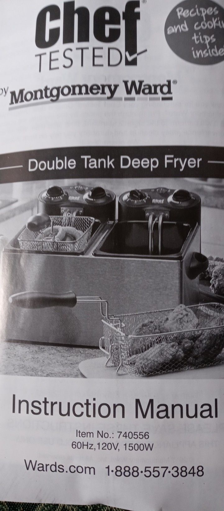 Double Tank Deep Fryer,