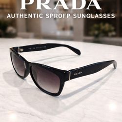 Prada SPR 07P Black Sunglasses