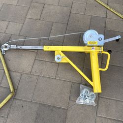 Cranky portable winch