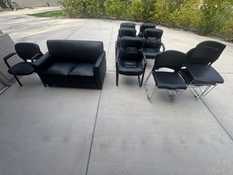 Title: Office / Lobby Furniture Lot – 12+ Pieces – $200
