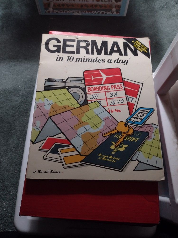 Learning German. German In 10 Minutes A Day 132 Pages, Sunset Series. Cash Porch Pickup Redmond