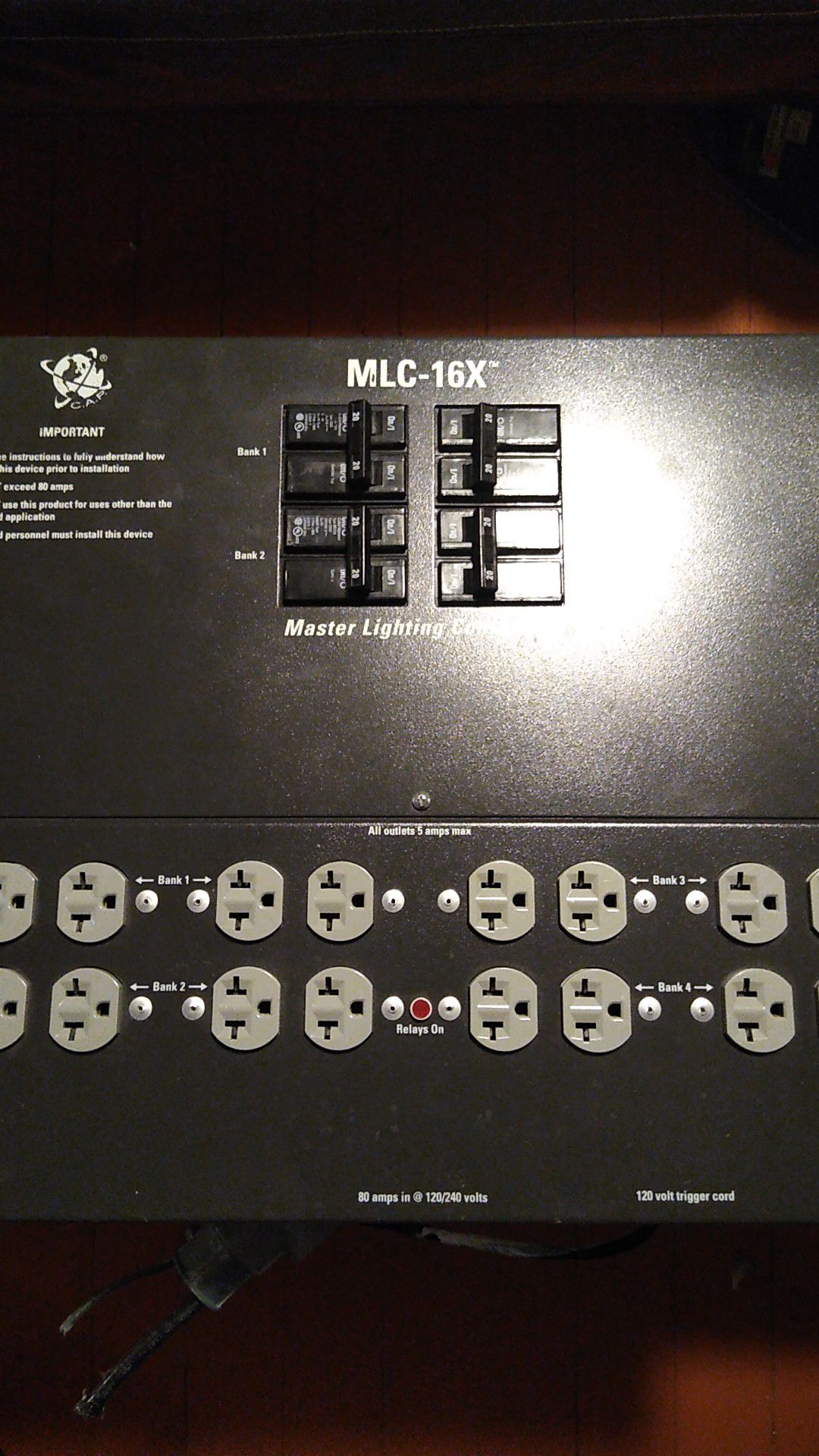 MLC-16X master lighting controller $200