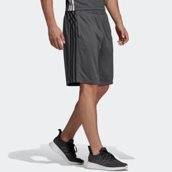 Adidas Shorts Adidas Shorts Mens Small Gray Climacool Breathable Mesh Gym Training Pants Track Pants Joggers 