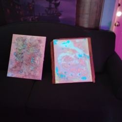 Glow In The Dark Epoxy Art 