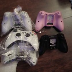 (5) wireless controllers For Xbox 360