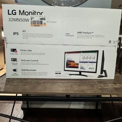 32” LG Monitor (Brand New) 