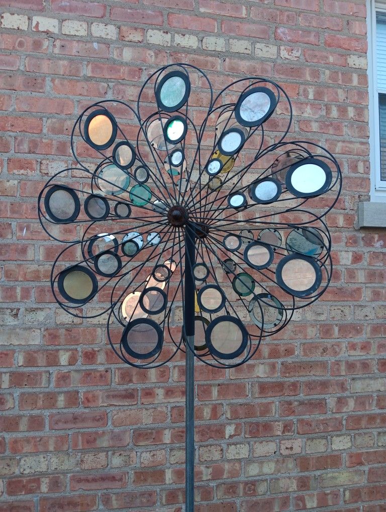 82" Spinner Outdoor Garden Decor