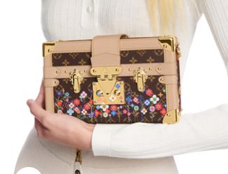 Louis Vuitton x Takashi Murakami Petite Malle Superflat Monogram  In hand with receipt
