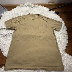 True Religion men's pocket t-shirt in a tan or brown color Medium on tag  Smoke free home
