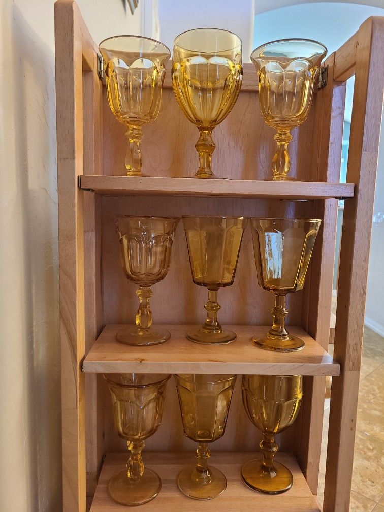 Yellow Goblets Available For Rent