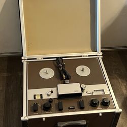 Vintage Ampex F4460 Reel To Reel Recorder  Tested Works