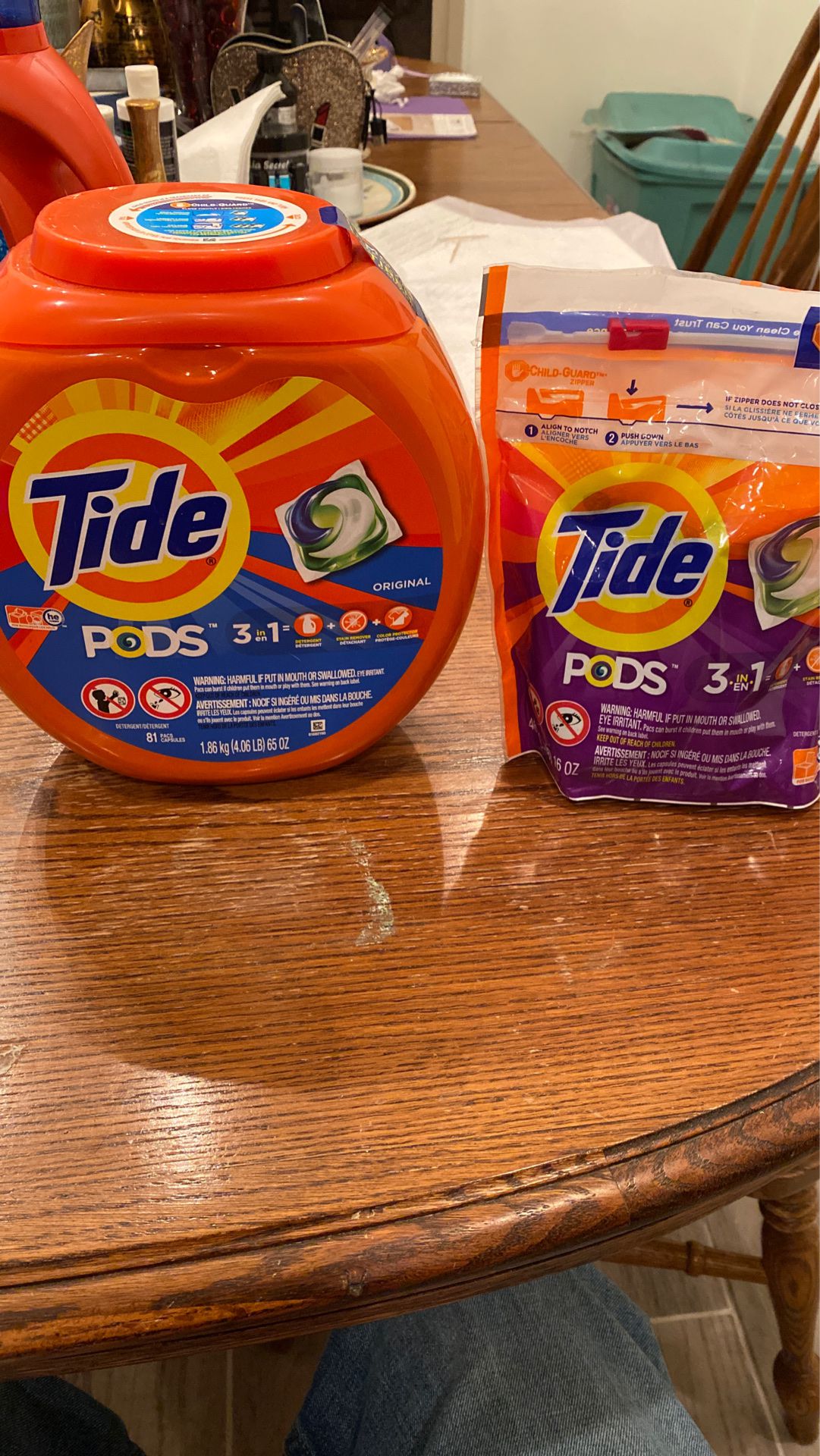 Tide Pods 3 in 1 Brand New Total of 101 Packs.