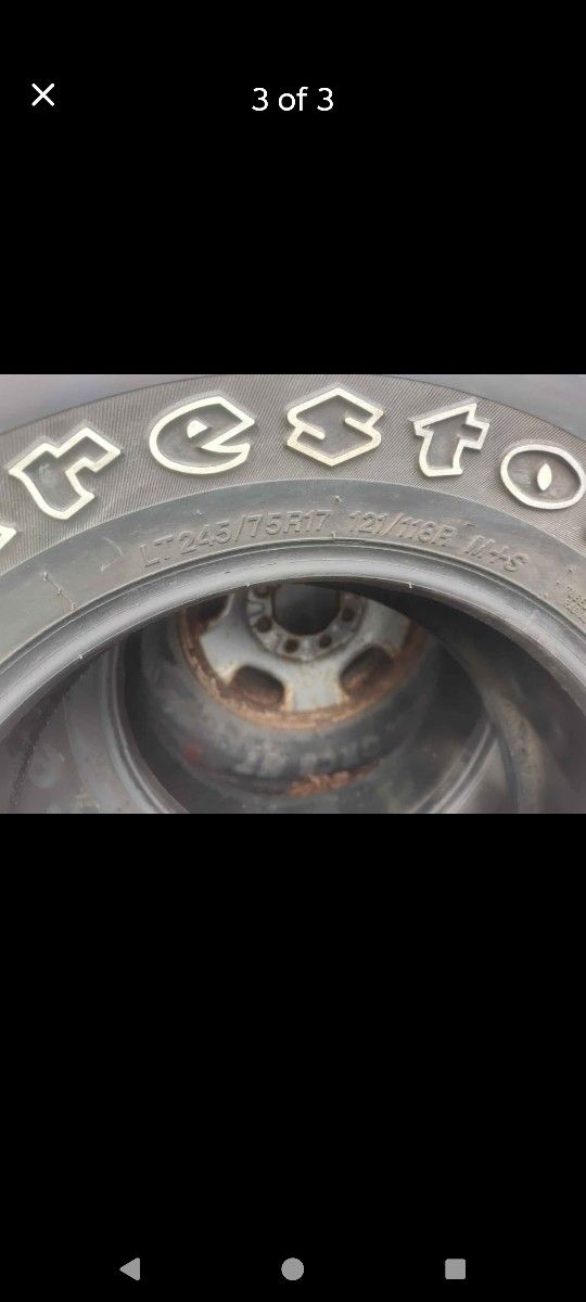 For Sale: Firestone Transforce A/T Tires