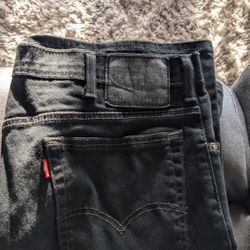 Levi's Black Jeans 40x32