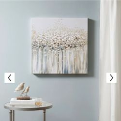 Madison Park Wall Art Living Room Decor- Ready to Hang Modern Painting- 27x27, Dream Forest